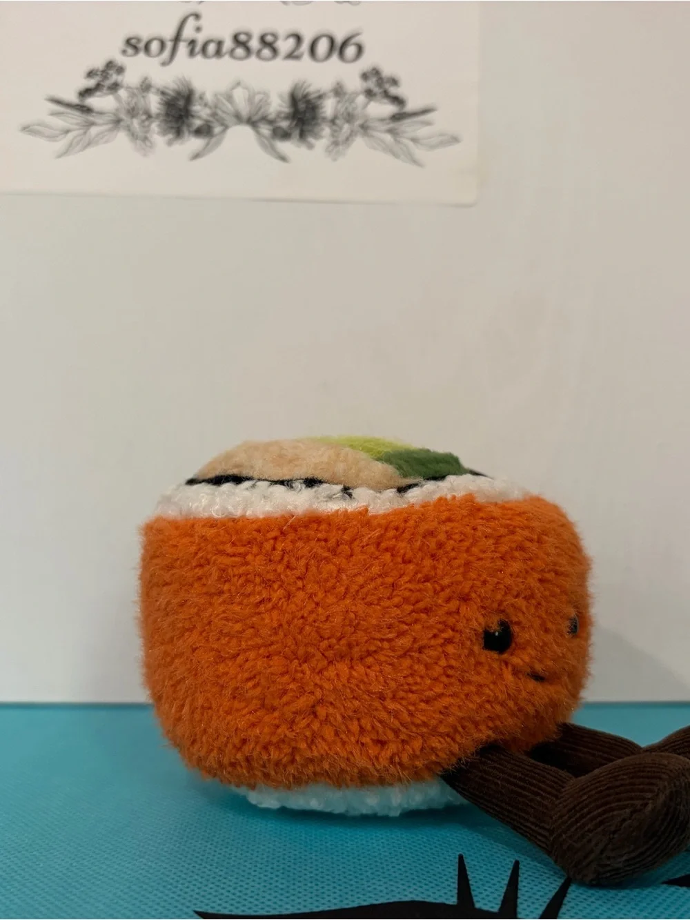 #020 AUTHENTIC NWT Jellycat Codhi Californian Roll Sushi- UK Exclusive!